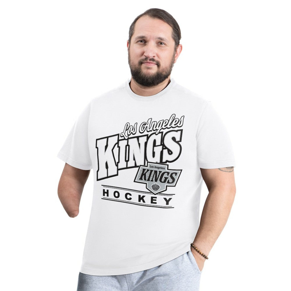 Los Angeles Kings G-III Sports by Carl Banks Adaptive Headliner T-Shirt - White T-shirts