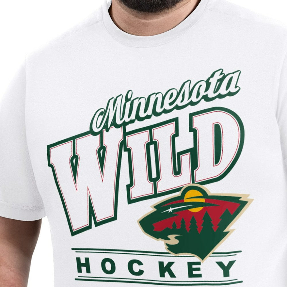 Minnesota Wild G-III Sports by Carl Banks Adaptive Headliner T-Shirt - White T-shirts