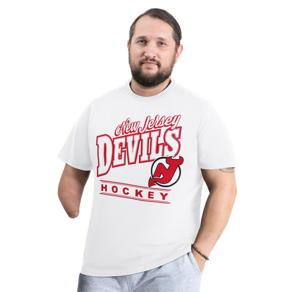 New Jersey Devils G-III Sports by Carl Banks Adaptive Headliner T-Shirt - White T-shirts