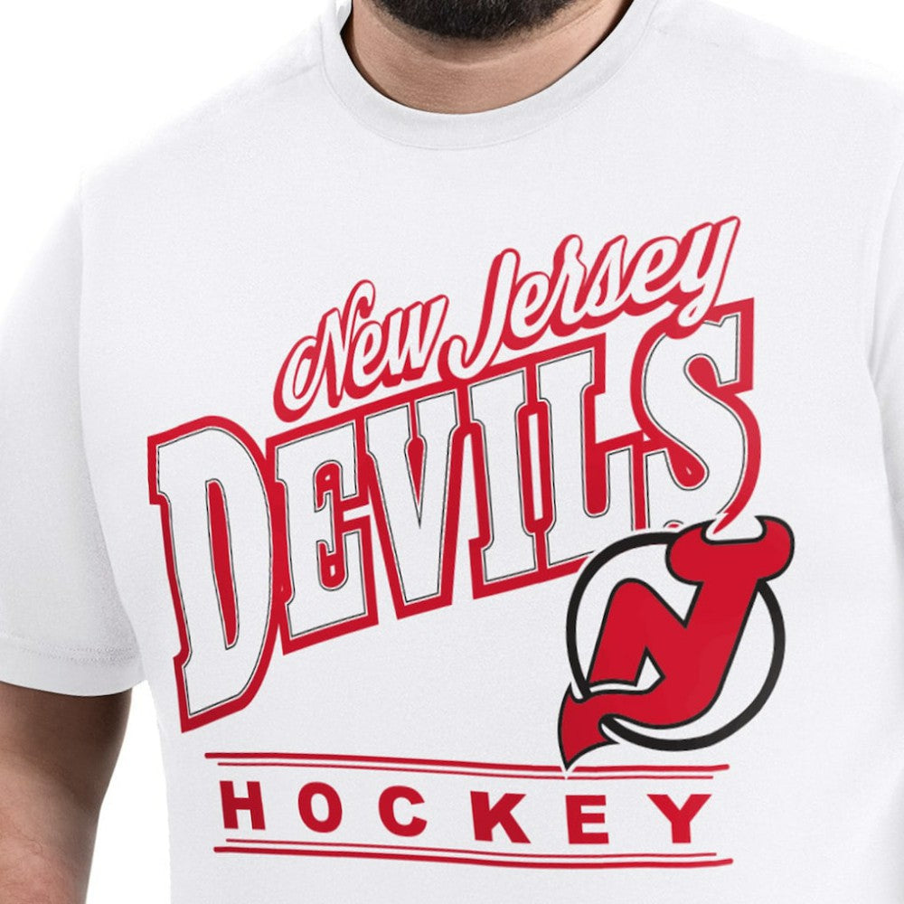 New Jersey Devils G-III Sports by Carl Banks Adaptive Headliner T-Shirt - White T-shirts