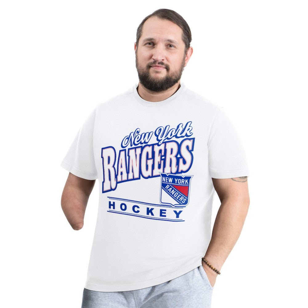 New York Rangers G-III Sports by Carl Banks Adaptive Headliner T-Shirt - White T-shirts