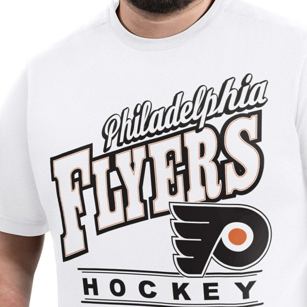 Philadelphia Flyers G-III Sports by Carl Banks Adaptive Headliner T-Shirt - White T-shirts