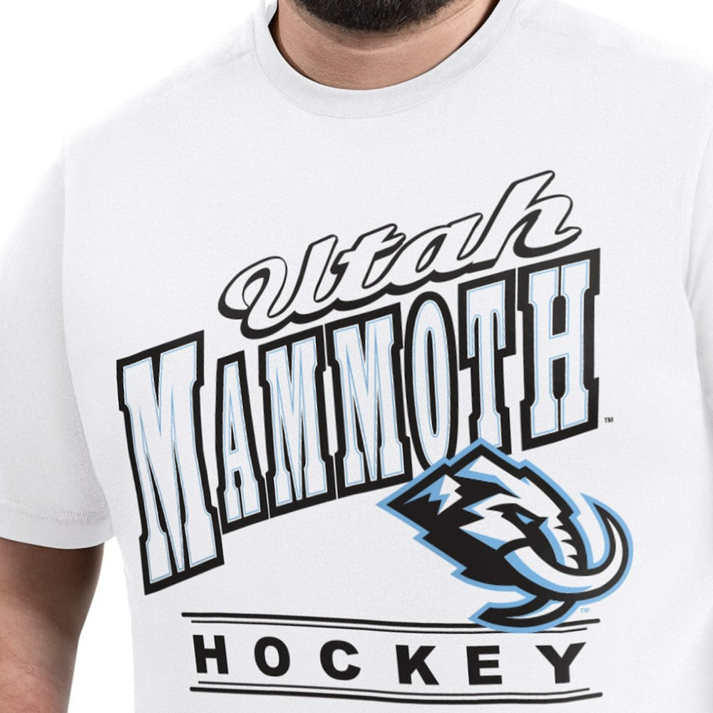 Utah Mammoth G-III Sports by Carl Banks Adaptive Headliner T-Shirt - White T-shirts