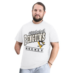 Pittsburgh Penguins G-III Sports by Carl Banks Adaptive Headliner T-Shirt - White T-shirts