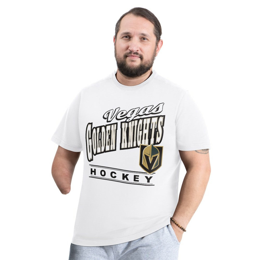Vegas Golden Knights G-III Sports by Carl Banks Adaptive Headliner T-Shirt - White T-shirts