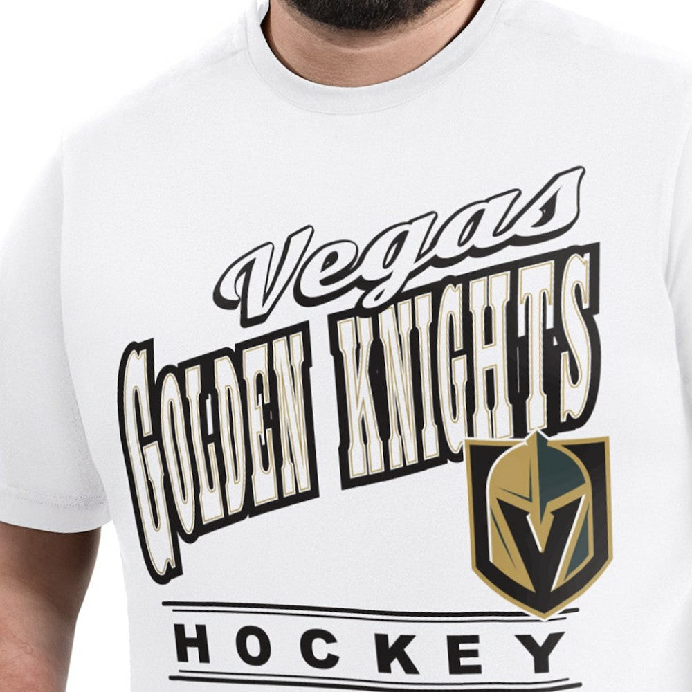 Vegas Golden Knights G-III Sports by Carl Banks Adaptive Headliner T-Shirt - White T-shirts