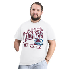 Colorado Avalanche G-III Sports by Carl Banks Adaptive Headliner T-Shirt - White T-shirts