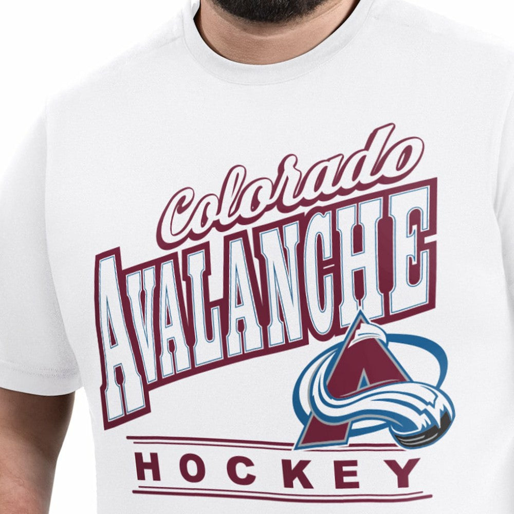 Colorado Avalanche G-III Sports by Carl Banks Adaptive Headliner T-Shirt - White T-shirts