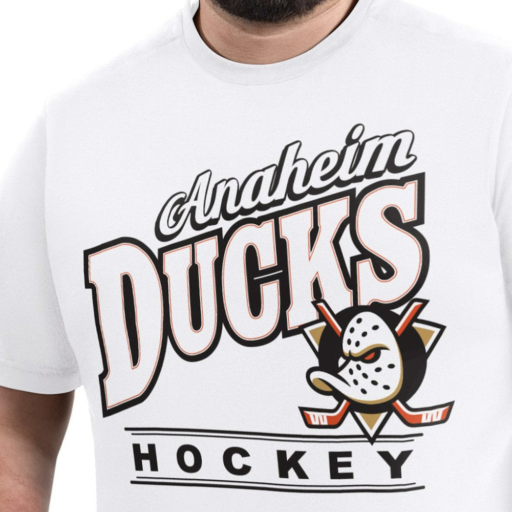 Anaheim Ducks G-III Sports by Carl Banks Adaptive Headliner T-Shirt - White T-shirts