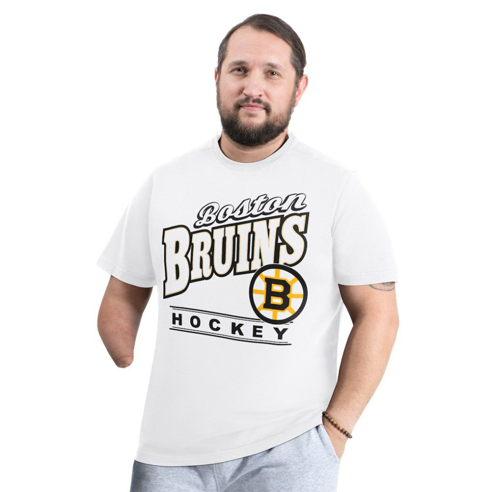 Boston Bruins G-III Sports by Carl Banks Adaptive Headliner T-Shirt - White T-shirts
