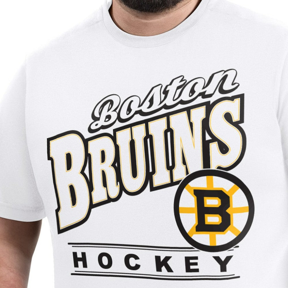 Boston Bruins G-III Sports by Carl Banks Adaptive Headliner T-Shirt - White T-shirts
