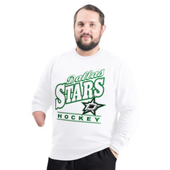 Dallas Stars G-III Sports by Carl Banks Adaptive Headliner Fleece Sweatshirt - White Sweatshirts