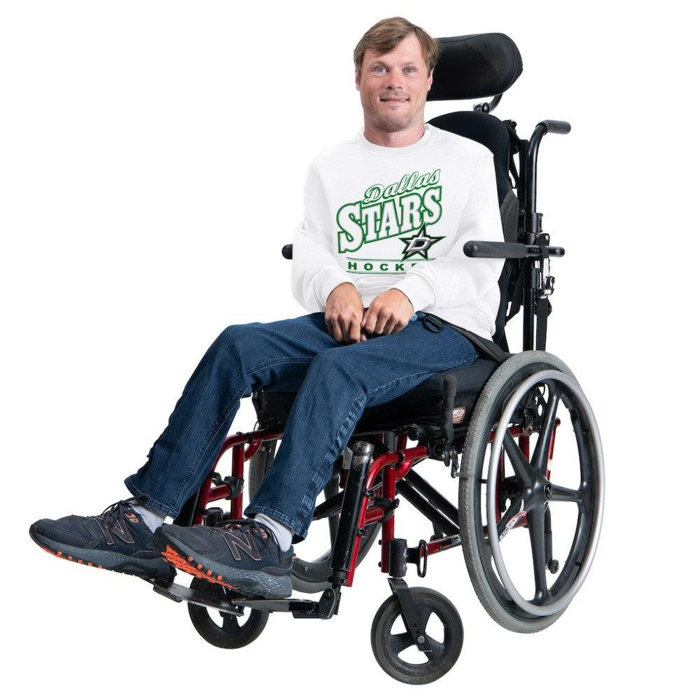 Dallas Stars G-III Sports by Carl Banks Adaptive Headliner Fleece Sweatshirt - White Sweatshirts