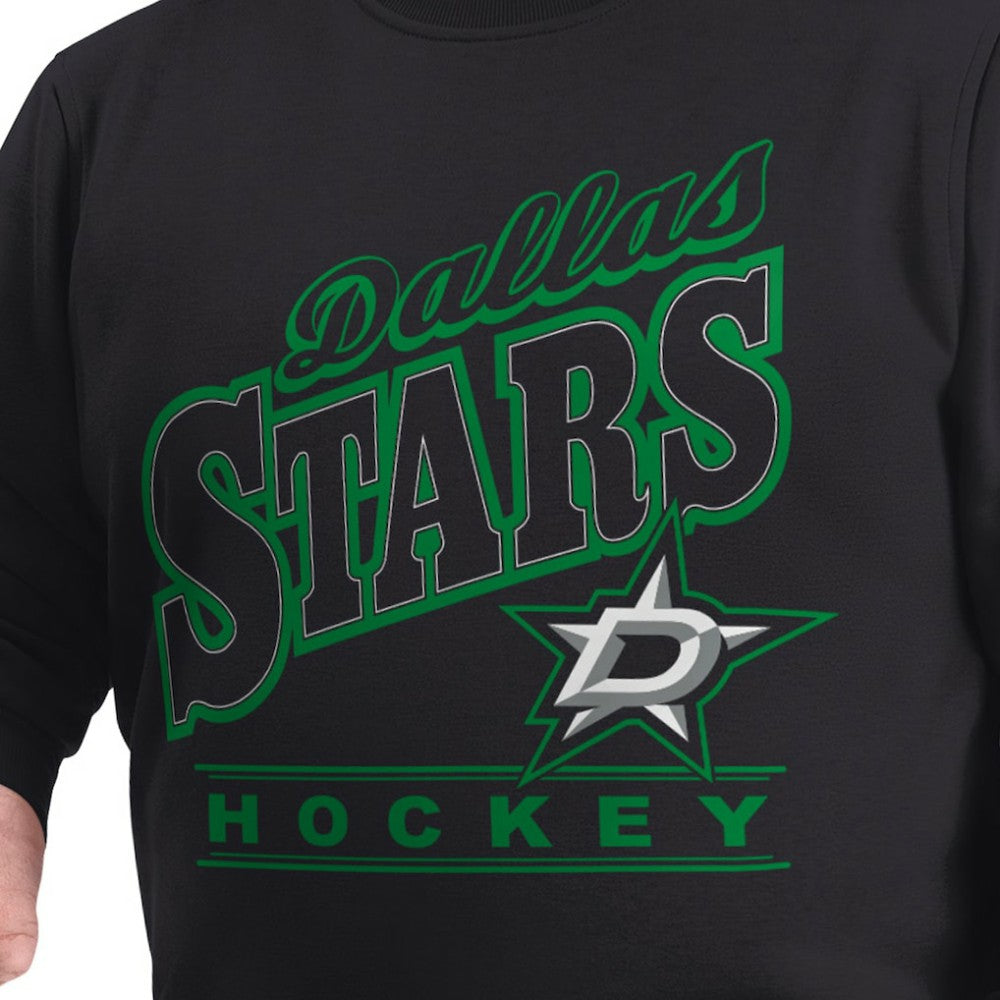 Dallas Stars G-III Sports by Carl Banks Adaptive Headliner Fleece Sweatshirt - Black Sweatshirts
