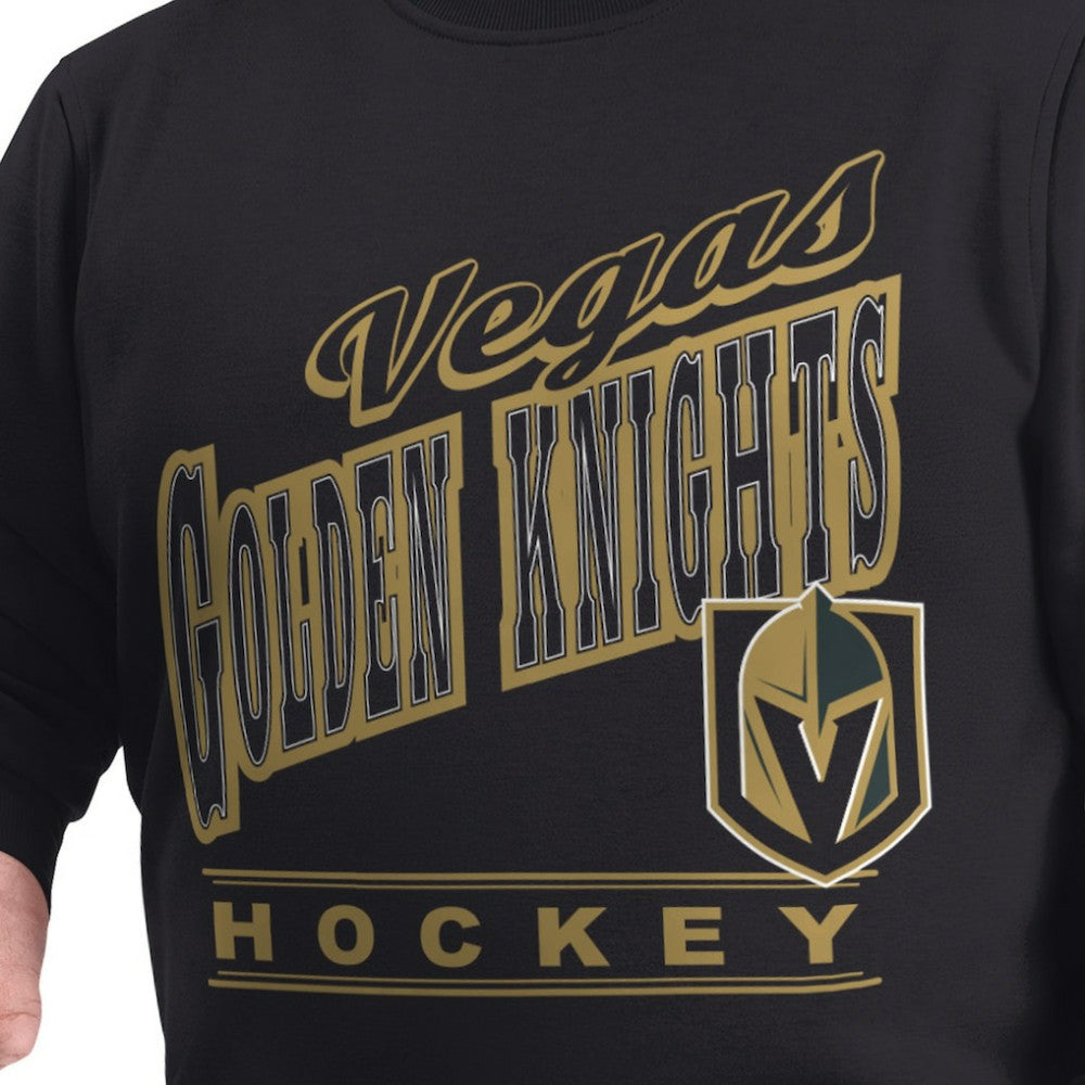 Vegas Golden Knights G-III Sports by Carl Banks Adaptive Headliner Fleece Sweatshirt - Black Sweatshirts