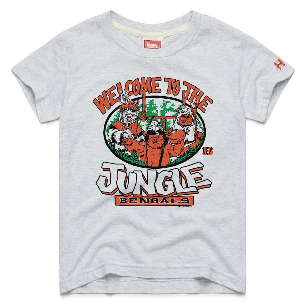 Cincinnati Bengals Homage Youth Star Wars x NFL Tri-Blend T-Shirt - White online