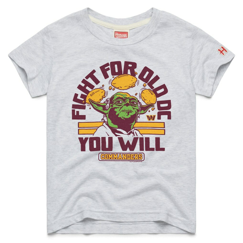 Washington Commanders Homage Youth Star Wars x NFL Tri-Blend T-Shirt - White for sale