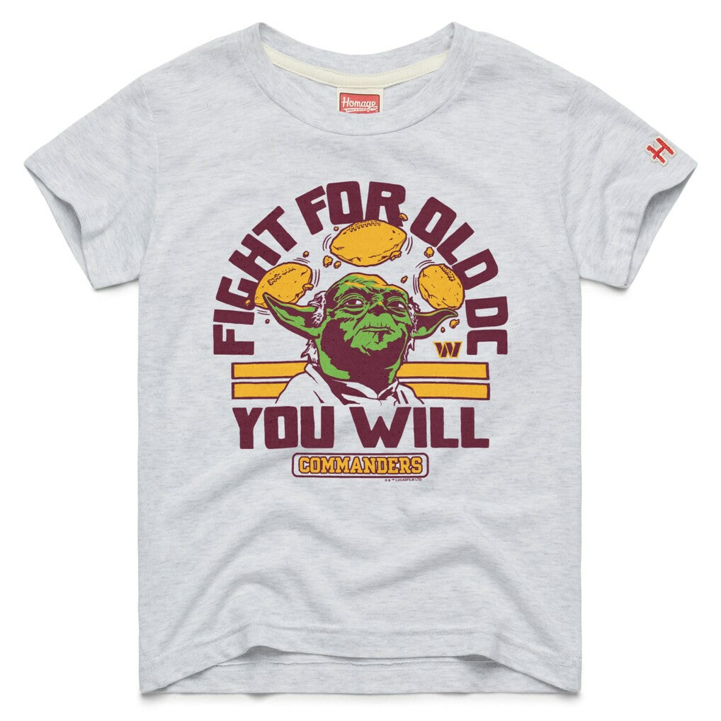 Washington Commanders Homage Youth Star Wars x NFL Tri-Blend T-Shirt - White for sale