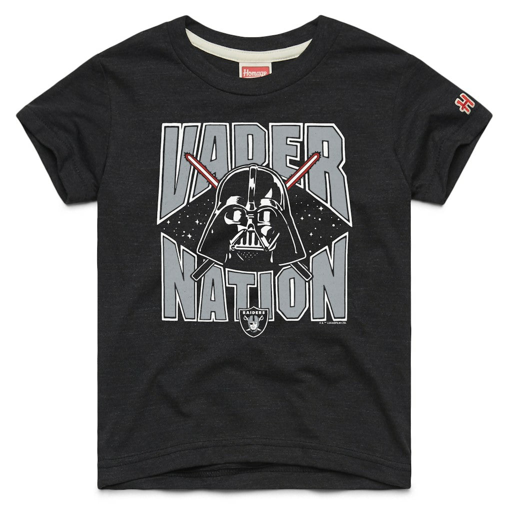Las Vegas Raiders Homage Youth Star Wars x NFL Tri-Blend T-Shirt - Black online