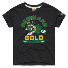 Green Bay Packers Homage Youth Star Wars x NFL Tri-Blend T-Shirt - Black sale