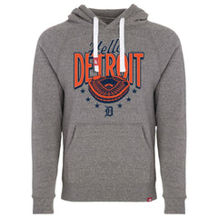 Detroit Tigers Sportiqe Unisex Hello Detroit Olsen Tri-Blend Fleece Hoodie Heather Gray