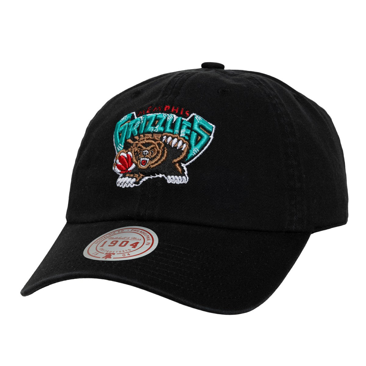 Memphis Grizzlies Hardwood Classics 1904 Adjustable Hat - Black discount