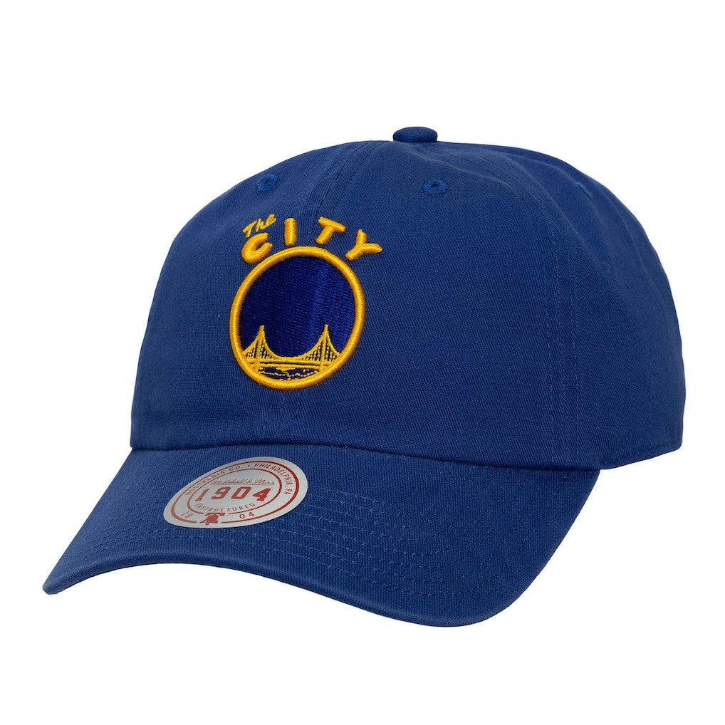 Golden State Warriors Hardwood Classics 1904 Adjustable Hat sale - Navy on sale