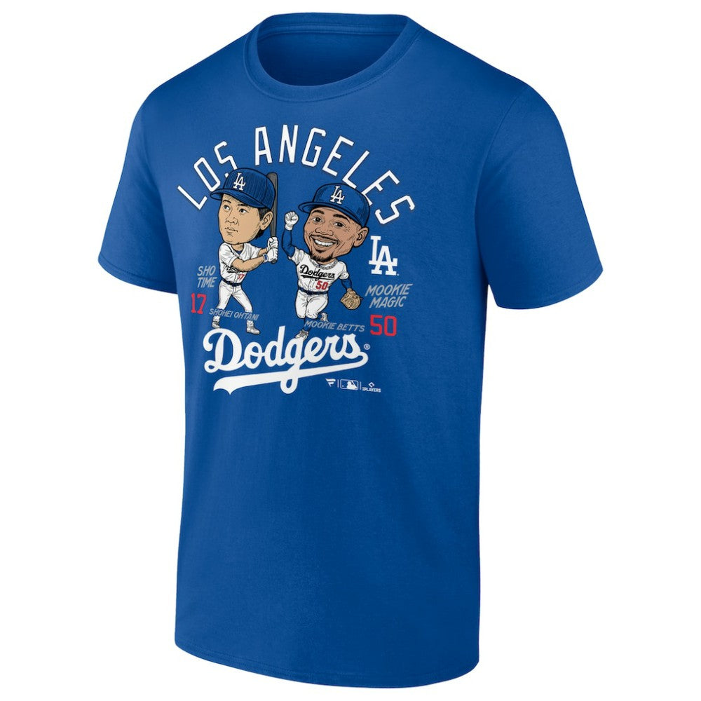 Mookie Betts & Shohei Ohtani Los Angeles Dodgers Player Duo T-Shirt Royal