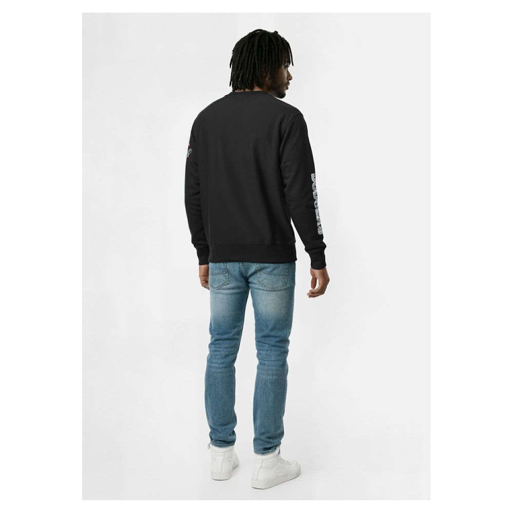 Los Angeles Dodgers Champion Reverse Weave Chenille Sweatshirt Black