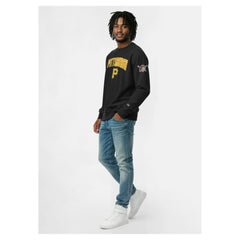 Pittsburgh Pirates Champion Reverse Weave Chenille Sweatshirt Black