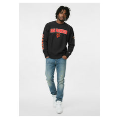 San Francisco Giants Champion Reverse Weave Chenille Sweatshirt Black