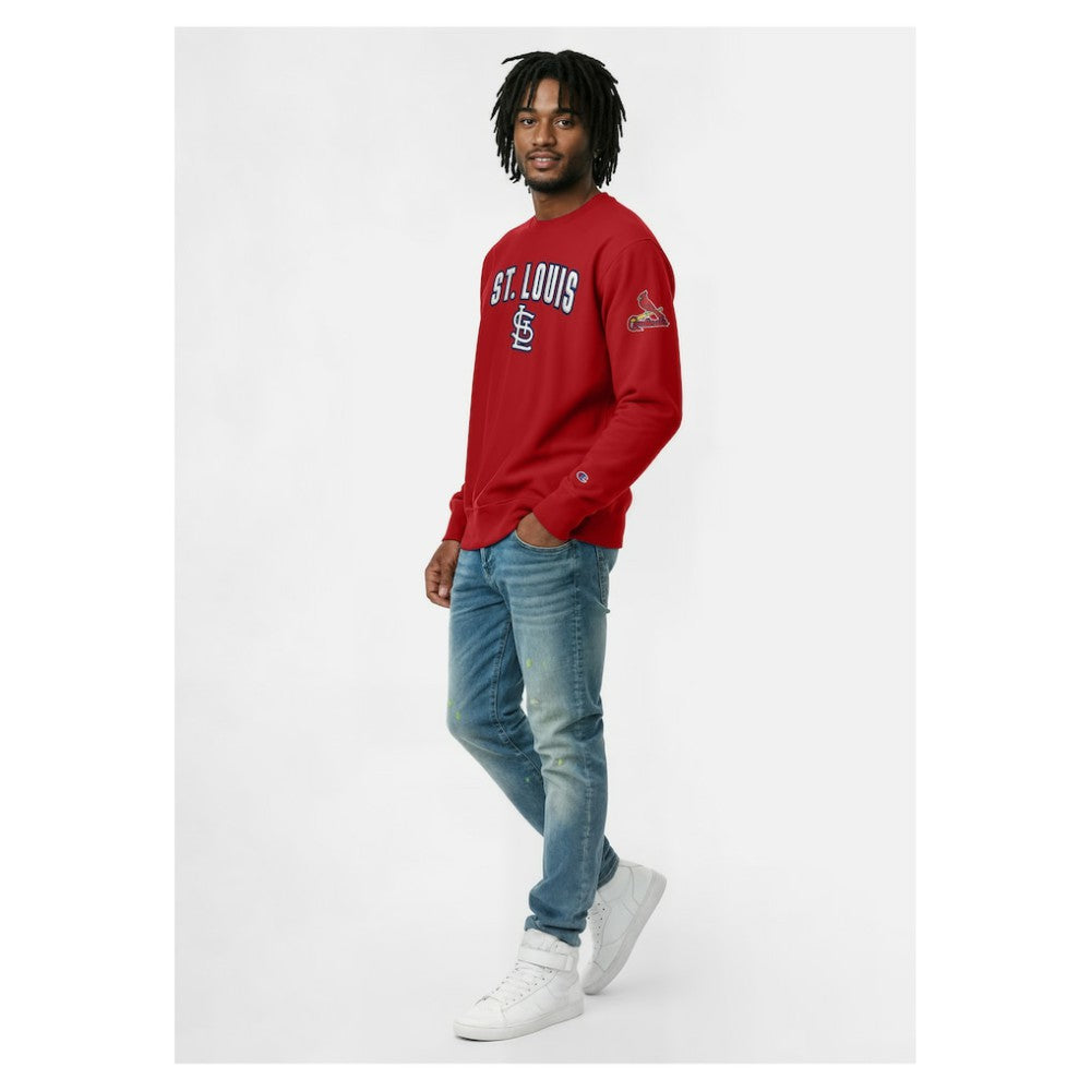 St. Louis Cardinals Champion Reverse Weave Chenille Sweatshirt Red