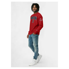 Boston Red Sox Champion Reverse Weave Chenille Sweatshirt Red