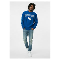 Kansas City Royals Champion Reverse Weave Chenille Sweatshirt Royal