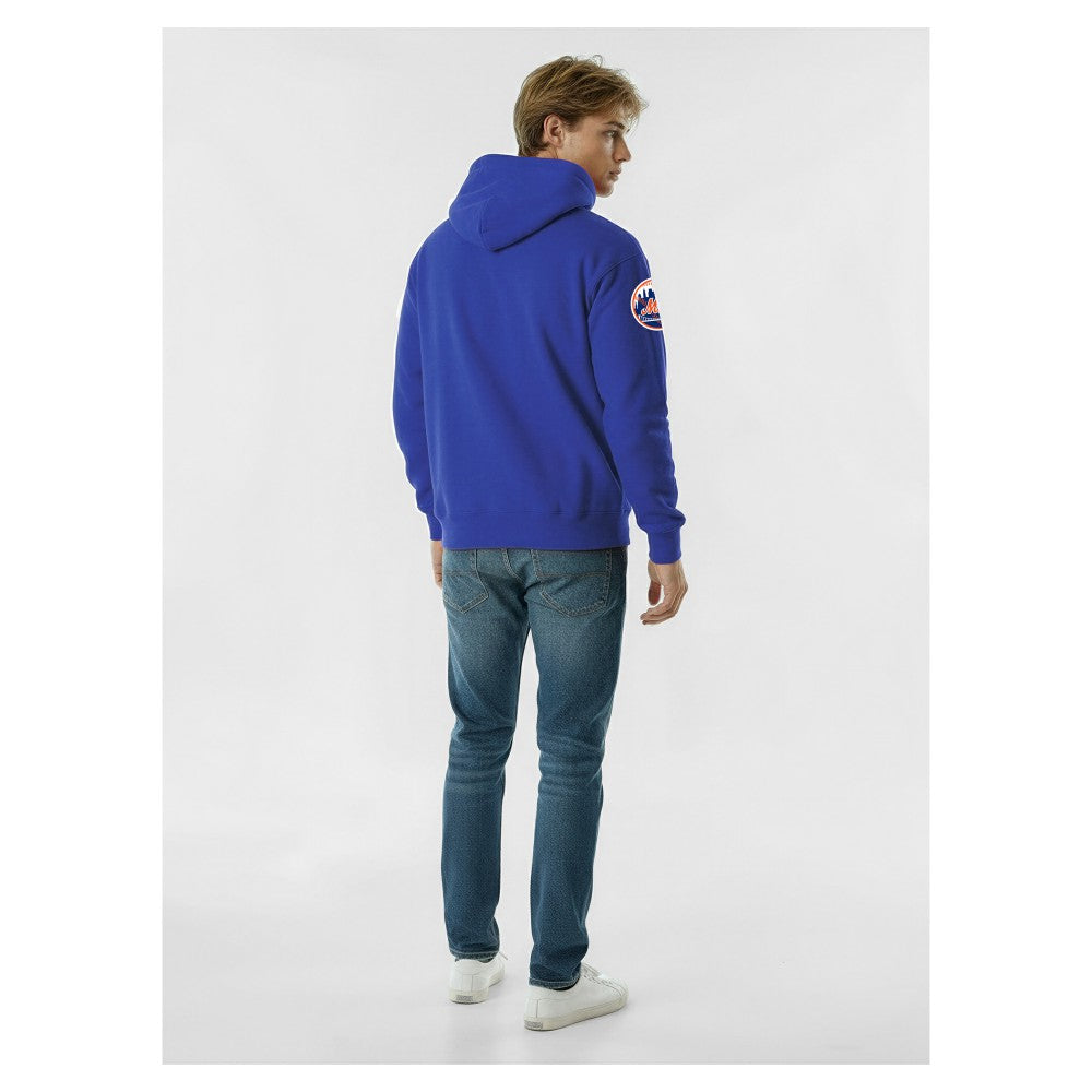 New York Mets Champion Reverse Weave Chenille Hoodie Royal