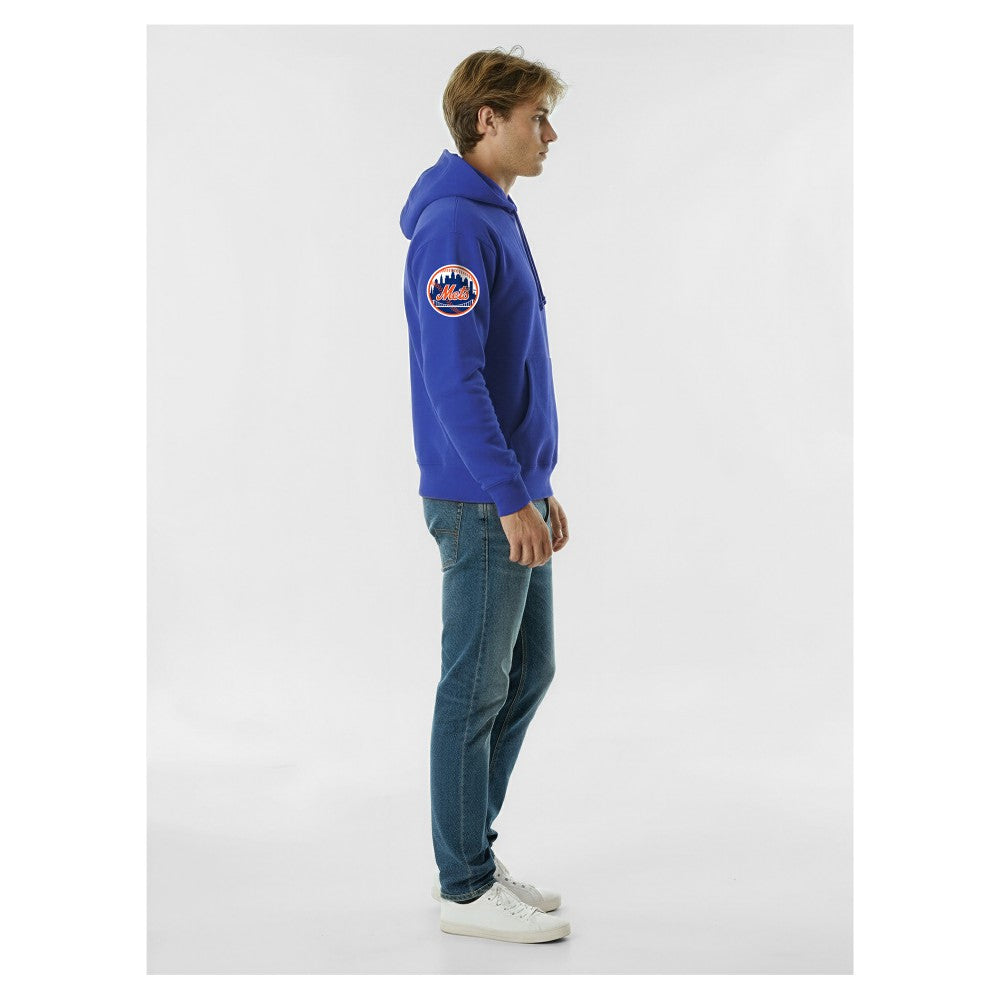 New York Mets Champion Reverse Weave Chenille Hoodie Royal