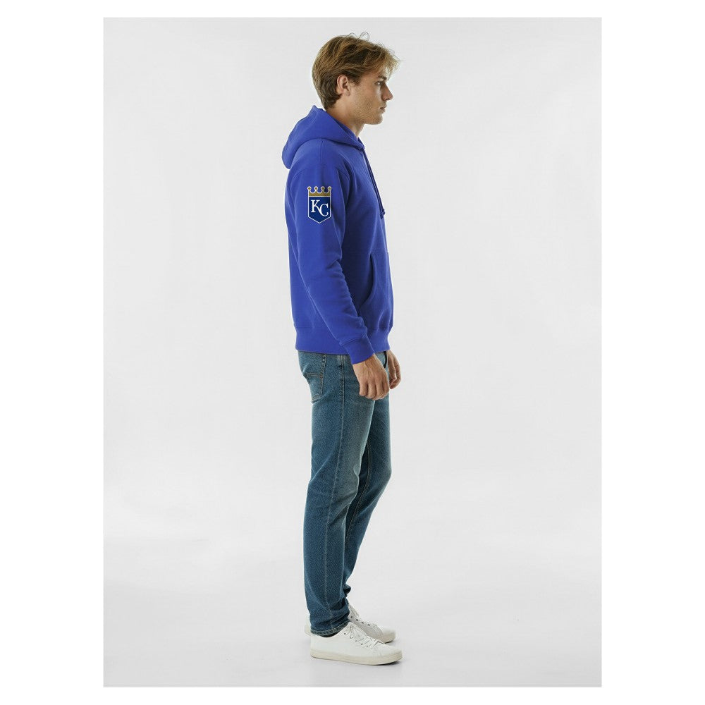 Kansas City Royals Champion Reverse Weave Chenille Hoodie Royal