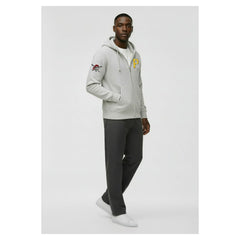 Pittsburgh Pirates Champion Reverse Weave Chenille Full-Zip Hoodie Heather Gray