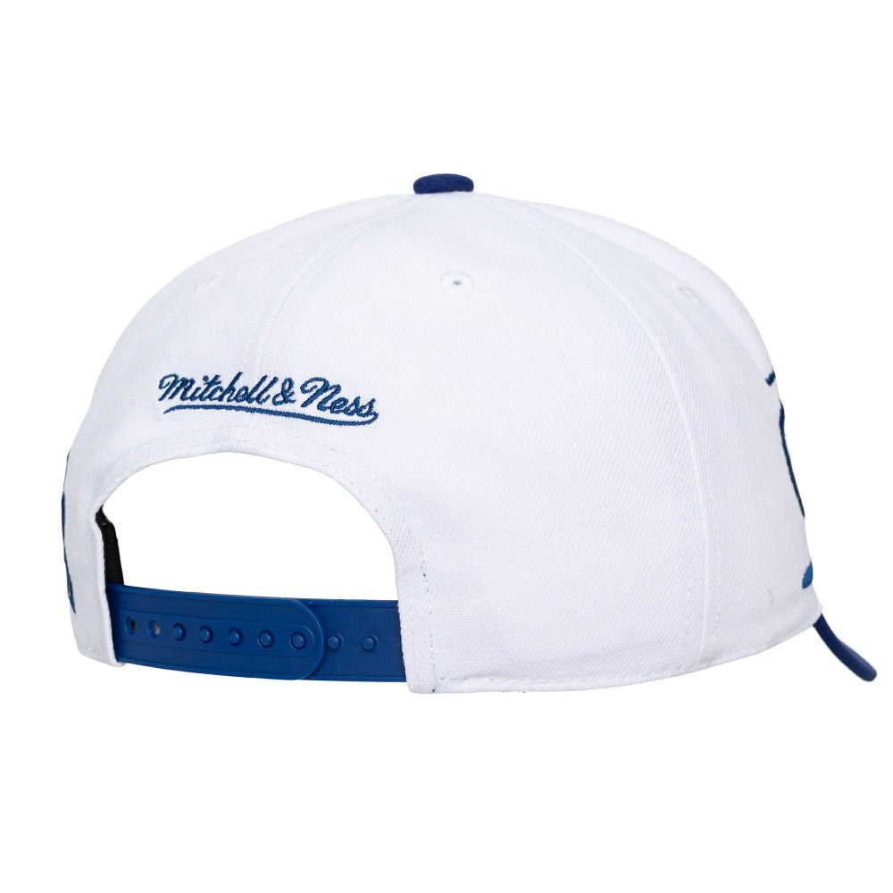 Los Angeles Dodgers Unisex XL Script Pro Crown Snapback Hat White/Royal