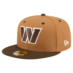 Washington Commanders New Era Two-Tone Walnut 59FIFTY Fitted Hat - Light Brown/Dark Brown cheap