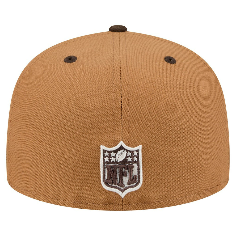 Baltimore Ravens New Era Two-Tone Walnut 59FIFTY Fitted Hat - Light Brown/Dark Brown cheap