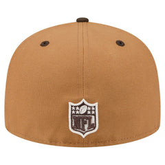 Buffalo Bills New Era Two-Tone Walnut 59FIFTY Fitted Hat - Light Brown/Dark Brown for sale