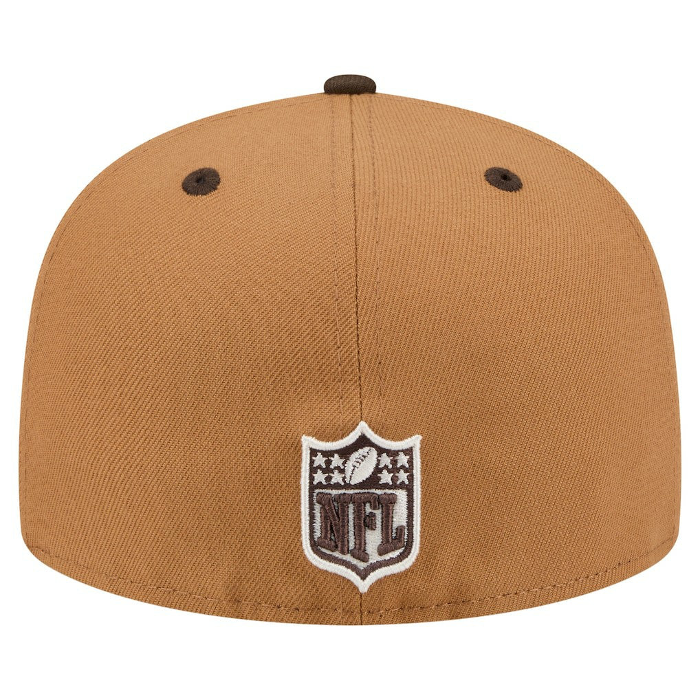 Cincinnati Bengals New Era Two-Tone Walnut 59FIFTY Fitted Hat - Light Brown/Dark Brown outlet