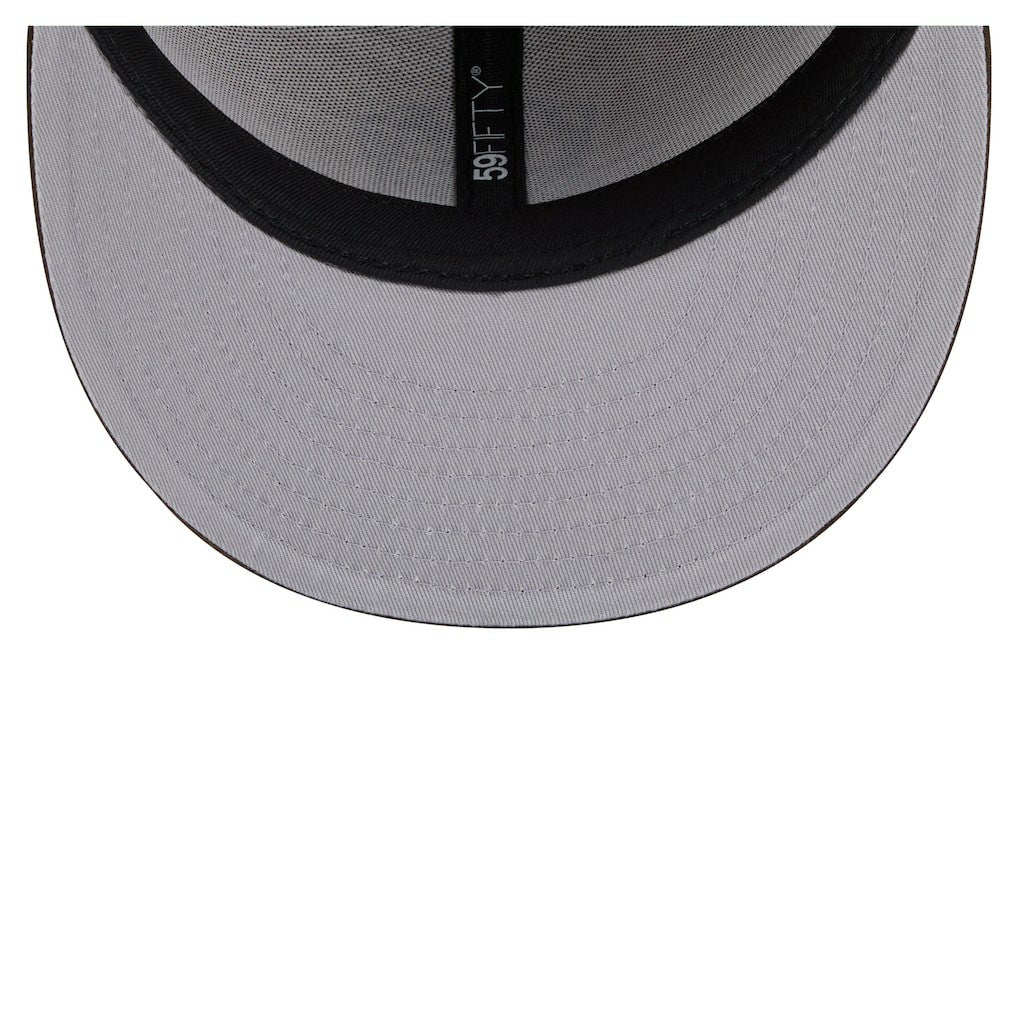 Cleveland Browns New Era Two-Tone Walnut 59FIFTY Fitted Hat - Light Brown/Dark Brown on sale