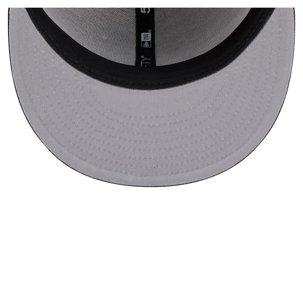 Detroit Lions New Era Two-Tone Walnut 59FIFTY Fitted Hat - Light Brown/Dark Brown on sale