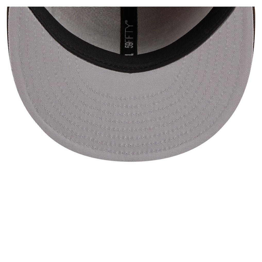 Jacksonville Jaguars New Era Two-Tone Walnut 59FIFTY Fitted Hat - Light Brown/Dark Brown outlet