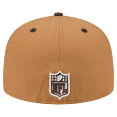 Kansas City Chiefs New Era Two-Tone Walnut 59FIFTY Fitted Hat - Light Brown/Dark Brown sale