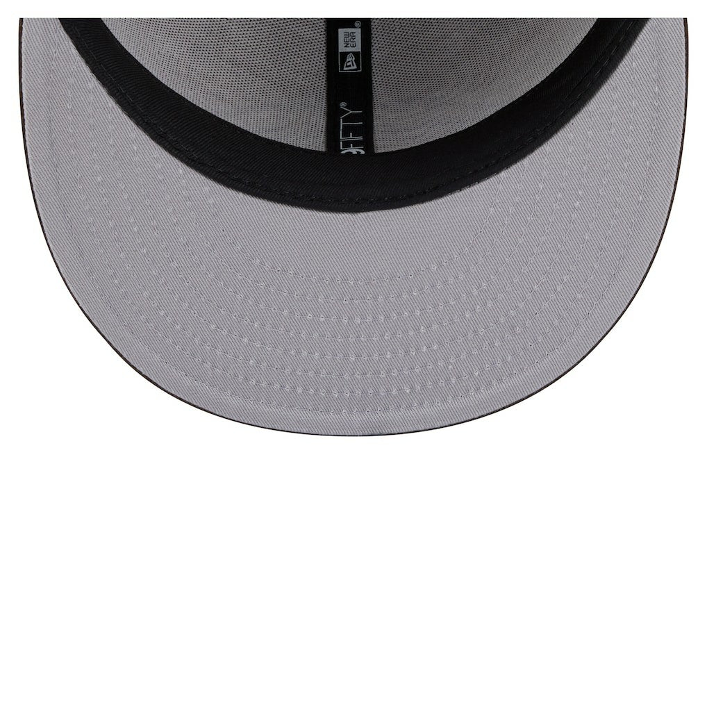 Los Angeles Chargers New Era Two-Tone Walnut 59FIFTY Fitted Hat - Light Brown/Dark Brown discount