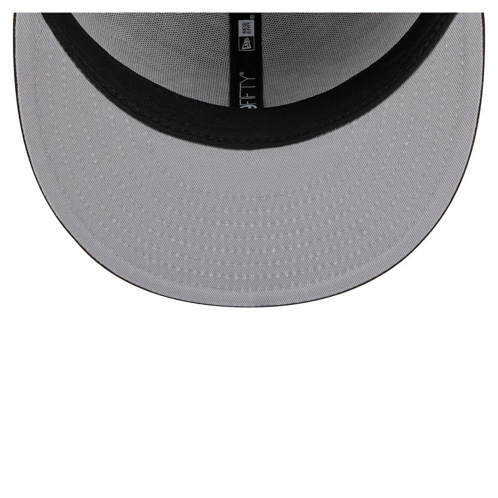 Los Angeles Chargers New Era Two-Tone Walnut 59FIFTY Fitted Hat - Light Brown/Dark Brown discount