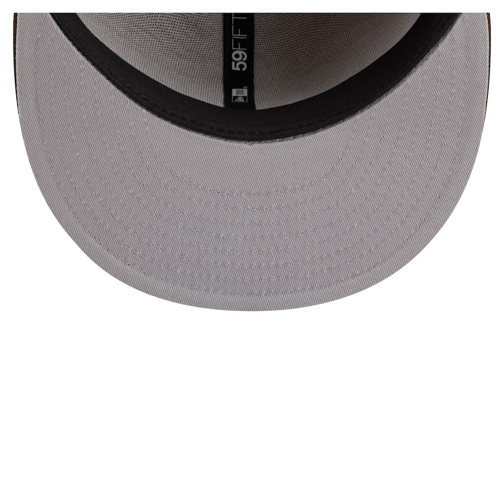 Minnesota Vikings New Era Two-Tone Walnut 59FIFTY Fitted Hat - Light Brown/Dark Brown for sale
